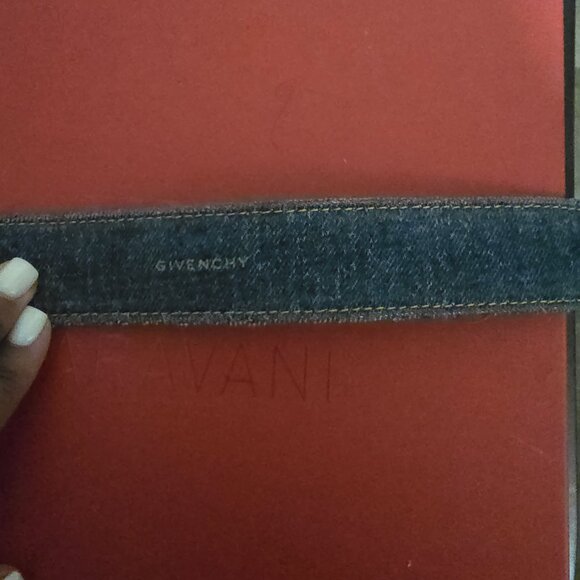 GIVENCHY TOY ANTIGONA LOCK DENIM SATCHEL - Picture 6 of 11